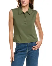 Stateside Softest Fleece Snap Polo Shirt