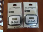 2 IKEA FANTAST Meat Candy thermometers timer Alarm digital black Magnetic