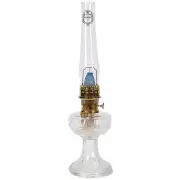 Aladdin Lincoln Drape Oil Lamp, Indoor Fuel Lamp, Bright White Light Nickel Trim