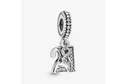 21st Celebration Dangle Charm