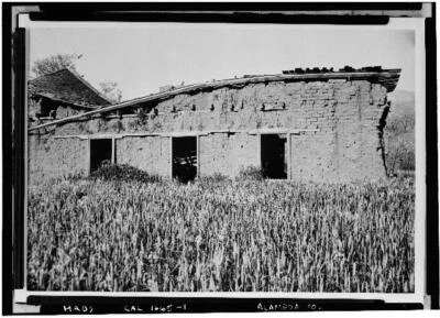 Fulgencio Higuera Adobe,Fremont,Alameda County,CA,California,HABS,Adobe House