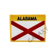 Alabama State Patch / Alabama Flag / Iron On