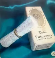 Vintage Revlon Futurama Lipstick Case Tube,designed by Van Cleef and Arpels 1956
