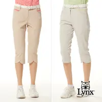 在飛比找PChome24h購物優惠-【Lynx Golf】女款日本進口布料吸排抗UV機能配色織帶