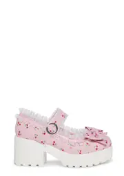[Koi Footwear] Tira Platform Mary Janes - Pink Cherry