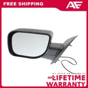 Mirror Textured Black Driver Side For 04-15 Nissan Titan Armada Infiniti