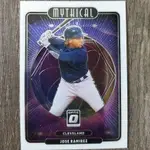 2021 DONRUSS OPTIC MYTHICAL 克里夫蘭印地安人隊 JOSE RAMIREZ 特卡