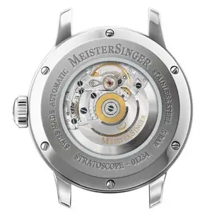 『MeisterSinger 明斯特單指針』ST982 月相鏡 夜光幕夜蘭二代 自動上鍊 男/女錶 43mm