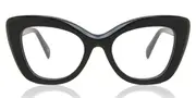 Butterfly Full Rim Plastic Women’s Glasses Online Black Size 53 - Lenses Included - Private Health Rebate - Blue Light Block - SmartBuy Collection