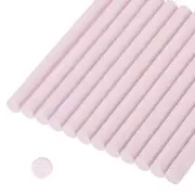 12 Pcs Pure Pink Cylinder Sealing Wax Stick Glue Gun Wax Seal Rod
