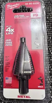 Milwaukee 48-89-9209 Jam Black Oxide Step Drill Bit