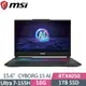 MSI 微星 Cyborg 15 AI A1VEK-015TW 黑(Ultra 7-155H/16G/1TB SSD/RTX4050/FHD/144Hz/15.6)