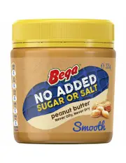 Bega Peanut Butter No Added Sugar Or Salt Smooth Spread 325g