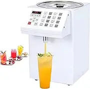 Automatic Fructose Dispenser for Commercial, 360W Stainless Steel Syrup Dispenser for Bubble Tea Equipment,16 Groups Fructose Quantitative Machine, 8L Stainless Steel for Bubble Tea Shop