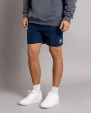 [Sparta] Sparta Men's Elite Elastic Waist Shorts in Deep Blue Size Small S Deep Blue