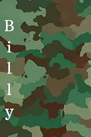 Billy: Personalised Camouflage Cover Notebook |160 Ruled Pages | 6x9 Journal | Paperback Diary | Glossy Finish