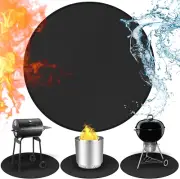 47 X 47In Heat Resistant round under Grill Mats for Outdoor Grill & Fire Pit Mat