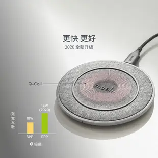 Moshi Otto Q 無線充電盤 USB-C 防過充 Qi認證 AirPods充電 需搭配USB-C充電座