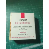 在飛比找蝦皮購物優惠-LESCAUT 蕾斯卡歐防曬兩用粉餅 SPF50