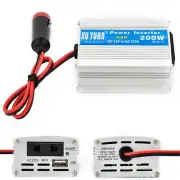 200W Power Inverter DC 12V to AC 220V Car Sine Wave Converter USB Port t