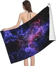 JBYJBX Universe Galaxy Star Space Print Beach Towel Quick Dry Sandproof Microfiber Beach Bath Towel for Travel Pool Camping