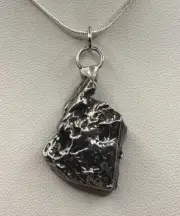 Aletai Meteorite Pendant, 15.46 Grams, COA, Astronomy Gift, Authentic Meteorite