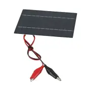 Lightweight and Compact 10W 12V Solar Panel with Clip for Easy Outdoor Use