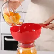 2 Pcs Large Diameter Funnel for Filling Bottles Funnels Transferring Jam