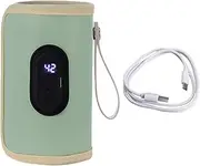 JunZheHub Portable Bottle Warmer Milk Heater Milk Bottle Support, Milk Keeper Heating Milk Warmer for Traveling Car Going Out Home, green