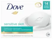 Dove Beauty Bar More Moisturizing Than Bar Soap for Softer Skin, Fragrance.