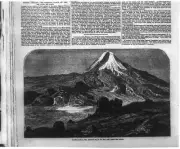 Mount Ararat,resting place of the Ark after Flood,1856,Frank Leslie's Newspaper