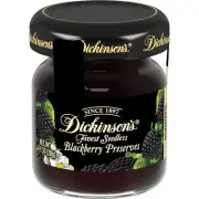 Dickinson's Seedless Blackberry Preserves 1 Ounce Pack of 72