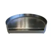 Little Griddle Charcoal Grills Griddle Round Stainless Steel 3.5 in. Side Wall