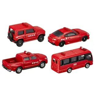 TOMICA 多美小汽車 出動! TOMICA消防車組 【鯊玩具】