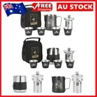 Camping Tea Set Stainless Steel Lightweight Tea Set for Backpacking Picnic