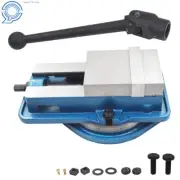 6" Lockdown Milling Machine Vise Swiveling Base Bench With 360° Swiveling Base