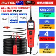 2025 AUS Autel PowerScan PS100 Electrical 12V/24V Power AVOmeter Circuit Tester