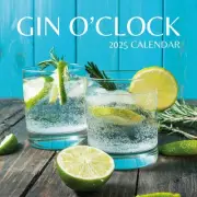 Red Robin Publishing, Gin O Clock 2025 Wall Calendar