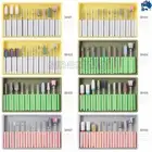 10PCS Electric Nail Drill Bits Set Ceramic Diamond Milling Cutter Manicure Files