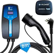 Classic Plus 5 | Type 2 Charger Cable | Advanced Temperature Sensor for Safe EV and PHEV Charging | 15A Three-Pin Socket | Cable Length 8m with Bag (15AMP)