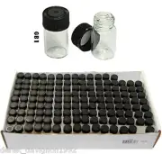 (144) SMALL MINI 1" GLASS VIALS BOTTLE FOR YOUR GOLD PAN GOLD! GB1