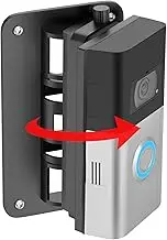 Adjustable Doorbell Angle Mount (30 °to 145°) Compatible with Ring Battery Doorbell (2020 Release)/Wired Pro/Plus/1/2/3/3 Plus/4, Replacement Mounting Holder Bracket Wedge Accessories Kit, No Drill