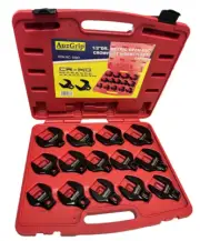 AuzGrip 14pc XL Crow Foot spanner set A84901
