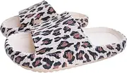 [YAQUEKOU] Bathing Shoes for Boys and Girls, Original Slippers, Leopard Cloudyzz Slippers, Bathing Slippers, Children's Home Slippers, Non-Slip Mules, Summer, Beach, Swimming Pool, b, 34/35 EU