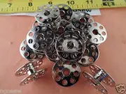 100pcs GAMMILL TIN LIZZIE QUILTERS MACHINE LARGE BOBBIN With WINDER HOLES