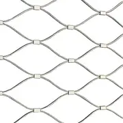 Stainless Steel Woven Wire Mesh Stainless Steel Rope Net, Multi-Function Wire Mesh Fencing, Flexible Protection Net, Poultry Isolation Fence, Plant Climbing Net