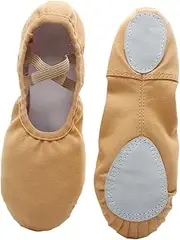 SOESFOUFU 1 Pair Ballet Shoe Ballet Practice Shoes Yoga Sole Flats Ballet Dance Shoes Girls Slippers for Kids Dancing Shoes Ballet Kids Ballet Flats Pointe Shoe Pocket Toddler Leather Shoes
