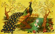 Printed Canvas or Threads Kit for Needlepoint Tapestry "Peacock" C908