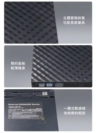 【Anra】USB 3.0 外接式 光碟機 【CD/DVD讀取燒錄】Combo機 燒錄機 適筆電桌電 (6.4折)