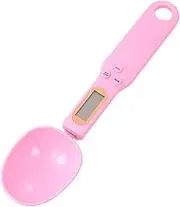 SHOWERORO Digital Scale Spoon Scoops Kitchen Digital Spoon Scale Electronic Scale Electronic Kitchen Spoon Pink